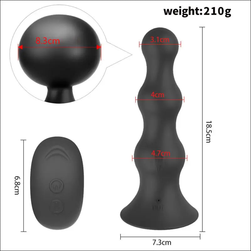 Adult Sex Products - Remote Control Silicone Vibrator - Vibrerend dildo