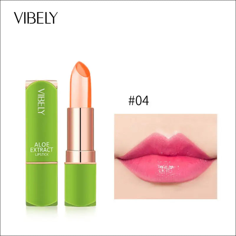 Aloe Vera Moisturizing Jelly Lipstick - Kleurveranderend - 04 Dating Roze - lippen verzorging