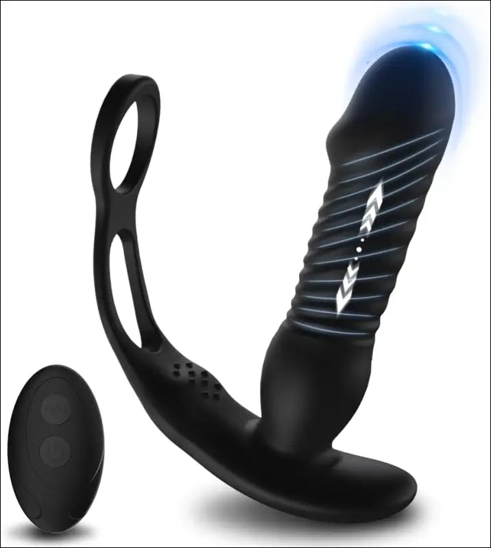 Anaal Vibrator Met Afstandsbediening - Dubbele Cockring - anale stimulator