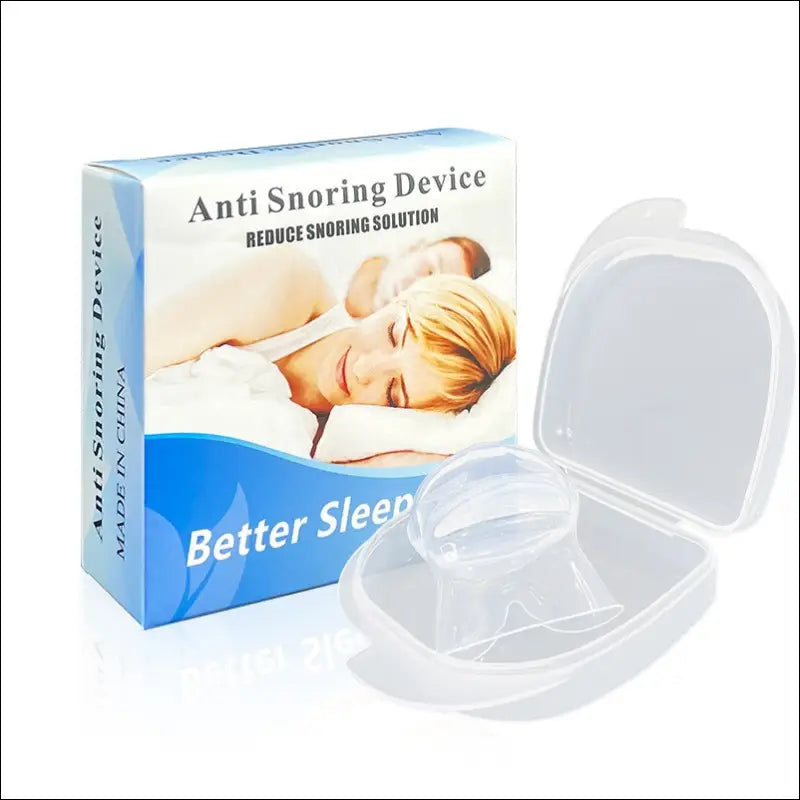 Anti Snurken Tong Sleeve - Silicone Respirator - Witte cover met witte tong cover + color box - slapen