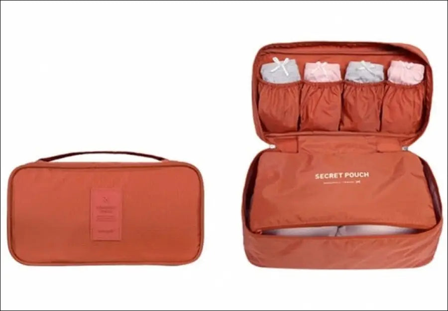 Bh en Slip Organizer - Reisformaat Koffer/Tas Organisator - Oranje - tas