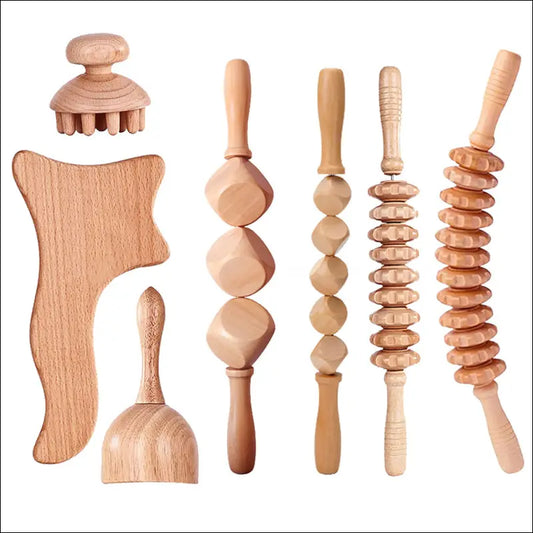 Blank houten massage set - style 14 - Massage tool