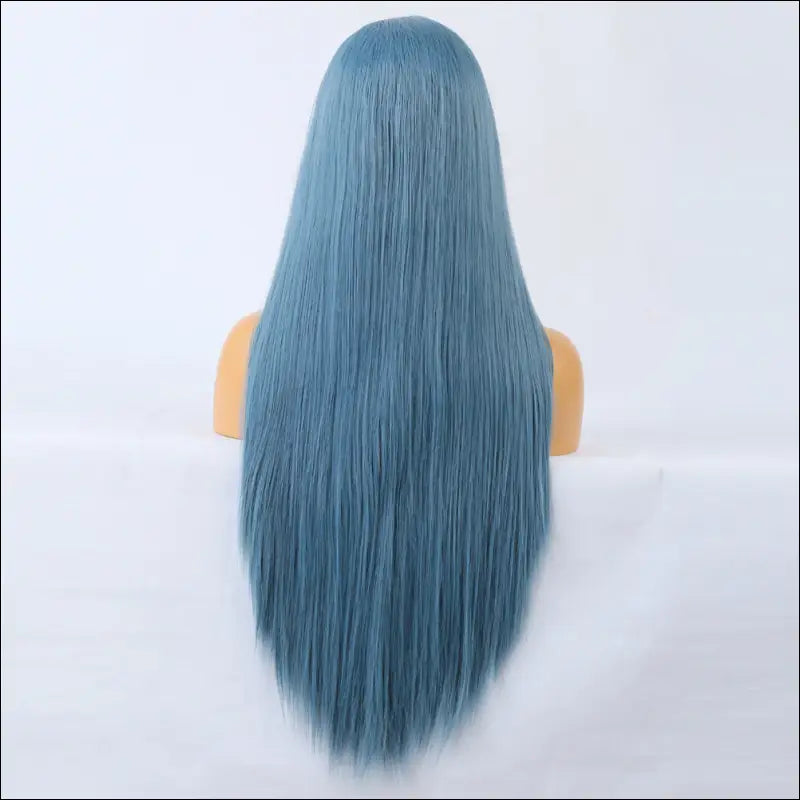 Blauwe Hittebestendig Cosplay Pruik - Synthetisch Haar 35/45/55 CM - pruiken