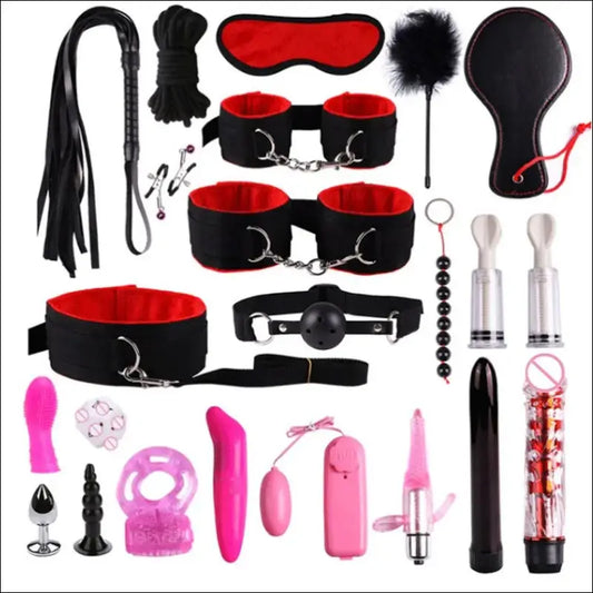 Bondage Set - Complete Accessoires voor Sensuele Spelletjes - Bondage set