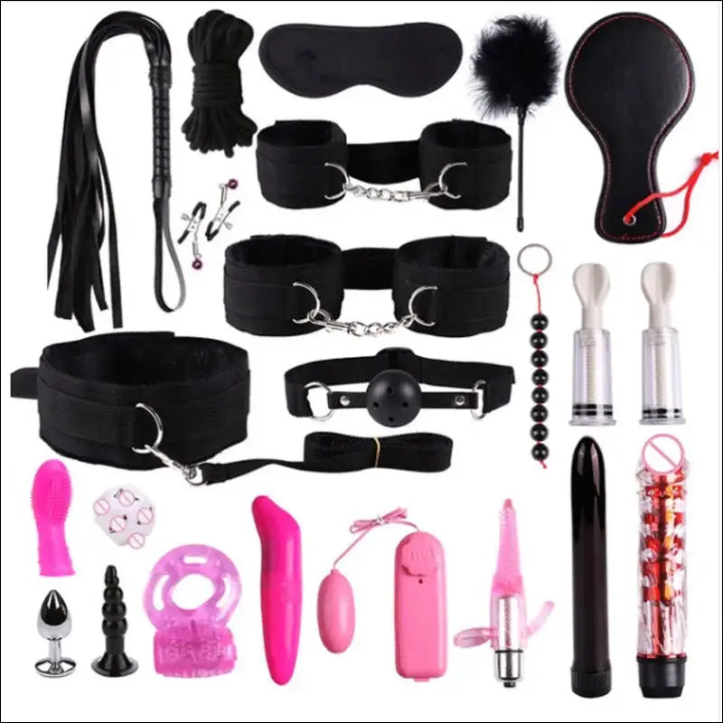 Bondage Set - Complete Accessoires voor Sensuele Spelletjes - Bondage set