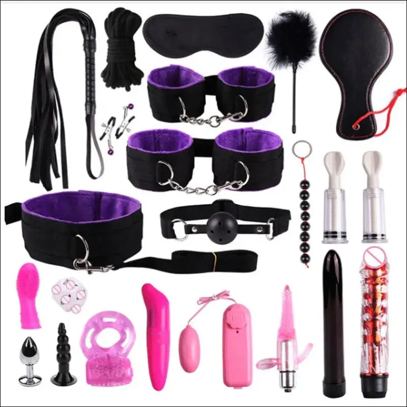 Bondage Set - Complete Accessoires voor Sensuele Spelletjes - Bondage set