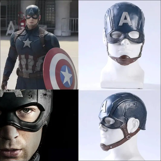 Captain America Latex Masker - Avengers Civil War Cosplay Kostuum Masker - masker