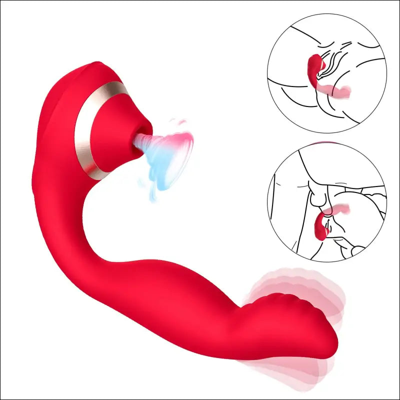 Cupid Magic Vingerzuigvibrator - Trillingen met 7 snelheden - zuig vibrator