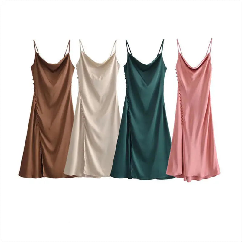 Dames French Silk-Satin Strapless Jurk - Polyester Fiber - jurk