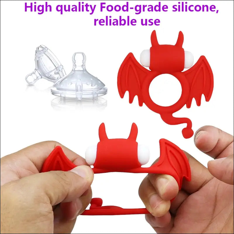 Dual Vibrerende Cock Ring - Silicone Penis Ring - cock ring