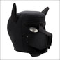 Eprolo Honden Hoofd Kap - Sexy Role Play Mask voor Volwassenen - Zwart - cosplay mask