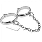 Eprolo Metal Handcuffs Foot Cuffs - Zinc Alloy Adult Binding - Oval female hand (20cm C)