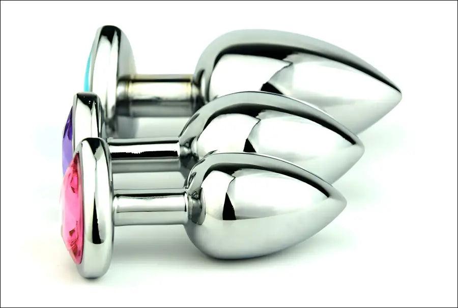 Eprolo Metal Heart-Shaped Anaal Plug - Volwassen Sexeel Product