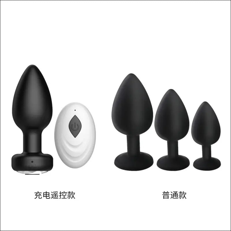 Eprolo Oplaadbare Vibrerende Anale Butt Plug Set - G-Spot