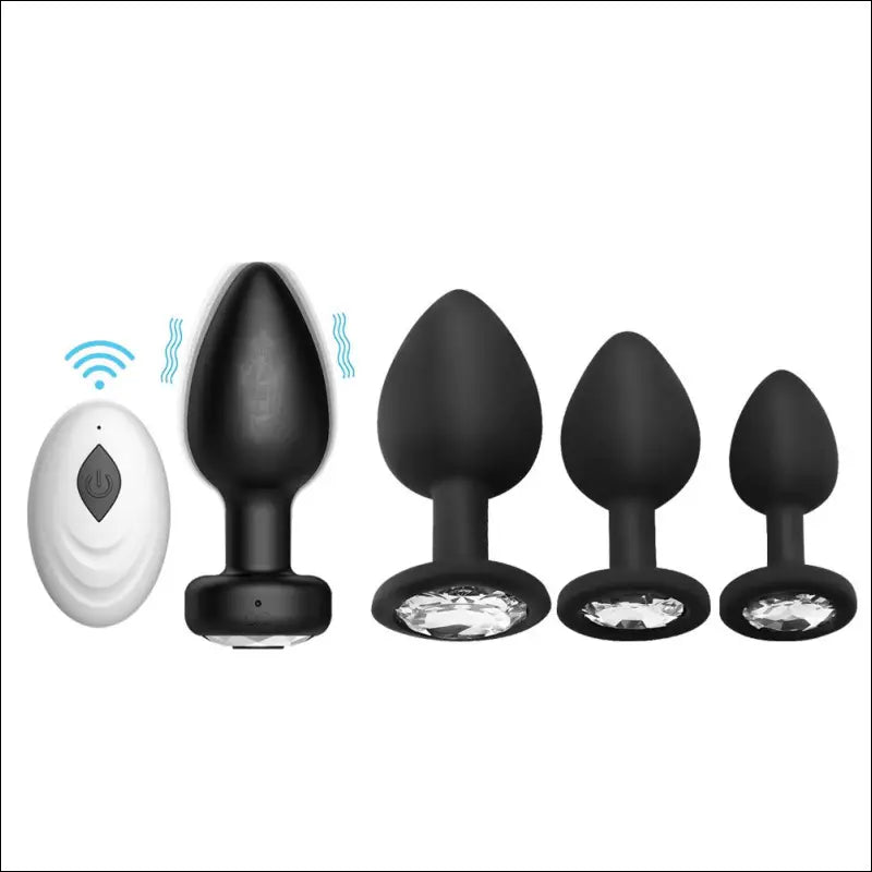 Eprolo Oplaadbare Vibrerende Anale Butt Plug Set - G-Spot