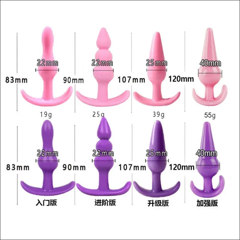 Eprolo Posterior Silicone Anal Plug - Voor beginners tot gevorderden