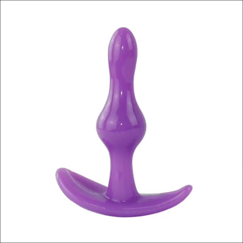 Eprolo Posterior Silicone Anal Plug - Voor beginners tot gevorderden - purple[Beginner Edition]