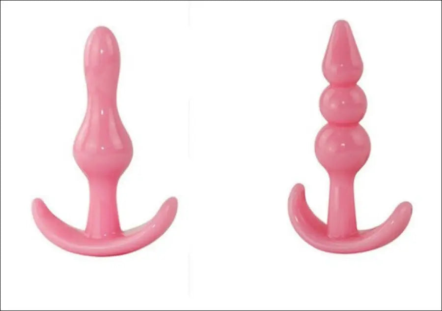 Eprolo Posterior Silicone Anal Plug - Voor beginners tot gevorderden - Pink 2 anal plugs