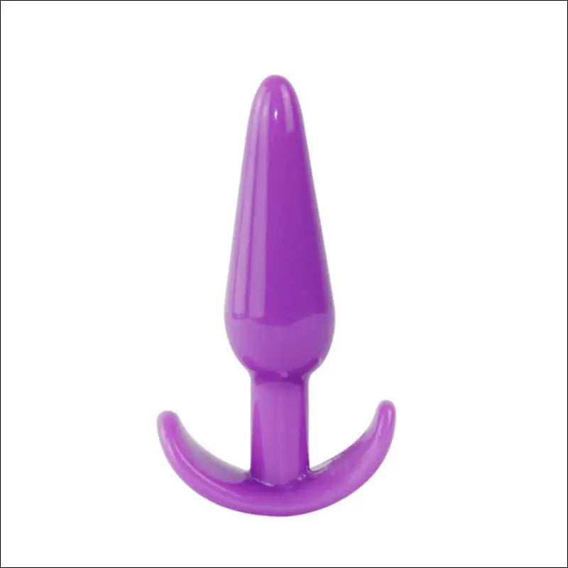 Eprolo Posterior Silicone Anal Plug - Voor beginners tot gevorderden - purple Upgraded version