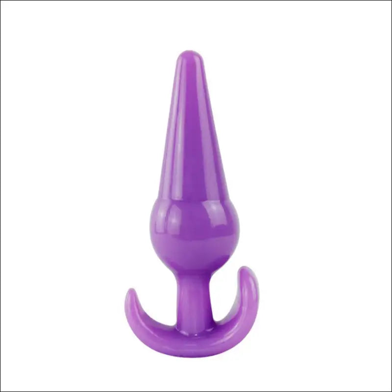 Eprolo Posterior Silicone Anal Plug - Voor beginners tot gevorderden - purple Enhanced version