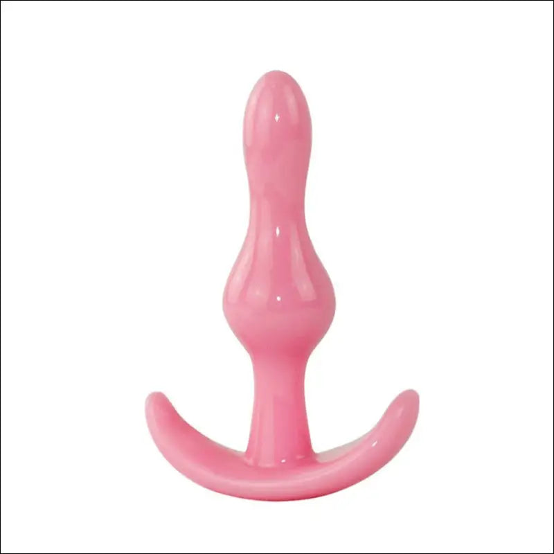 Eprolo Posterior Silicone Anal Plug - Voor beginners tot gevorderden - Pink [Beginner Edition]