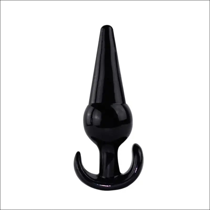 Eprolo Posterior Silicone Anal Plug - Voor beginners tot gevorderden - black Enhanced version