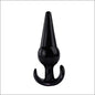 Eprolo Posterior Silicone Anal Plug - Voor beginners tot gevorderden - black Enhanced version