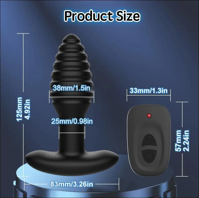 Eprolo Prostaat Massager Vibrerende Buttplug - Afstandsbediening Waterproof