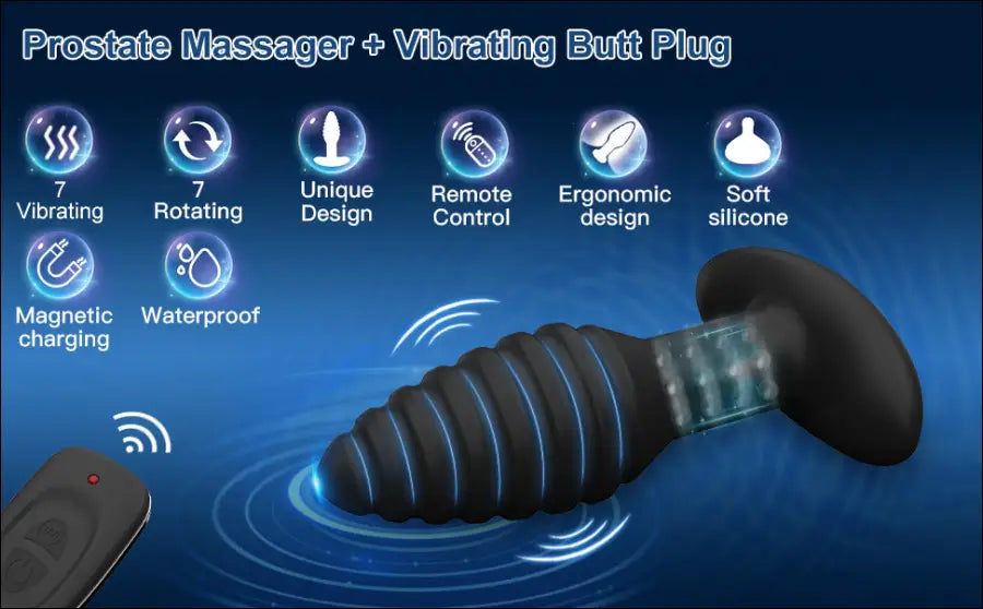 Eprolo Prostaat Massager Vibrerende Buttplug - Afstandsbediening Waterproof