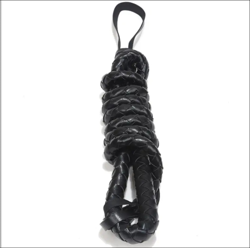 Eprolo PU Scattered Leather Whips Knout - Black Erotic Sex Toys