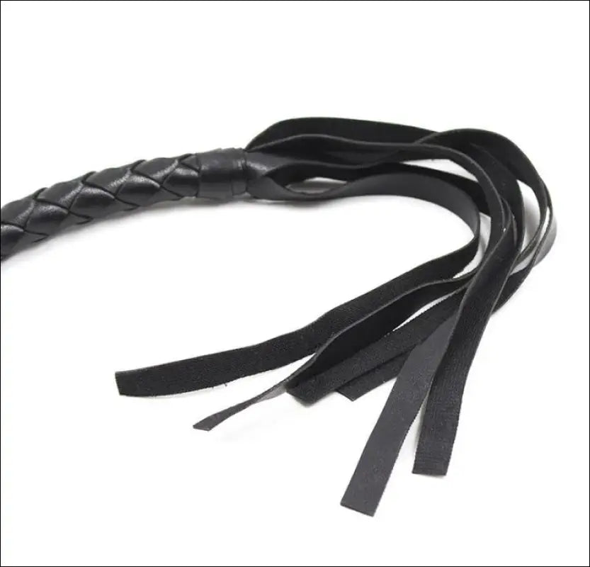 Eprolo PU Scattered Leather Whips Knout - Black Erotic Sex Toys