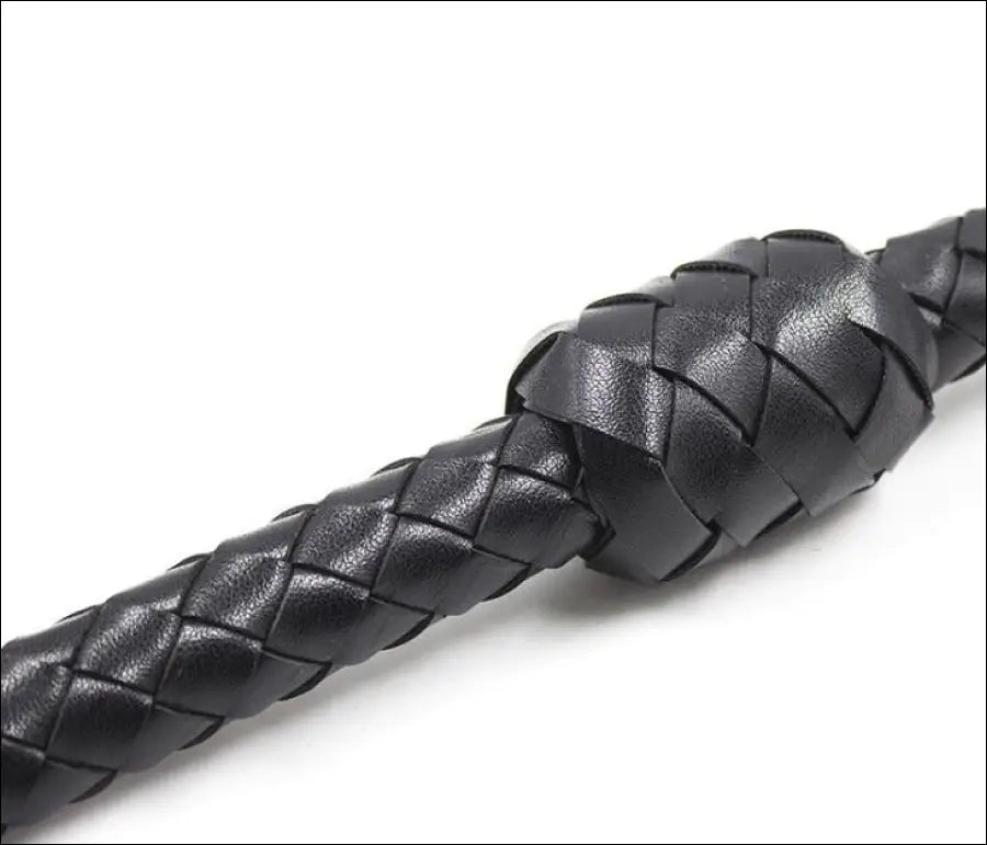 Eprolo PU Scattered Leather Whips Knout - Black Erotic Sex Toys