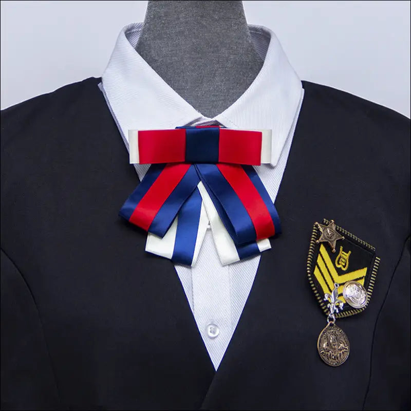 Eprolo Satijn/Zijde Strik Cosplay Uniform - Koreaans Meisje - C