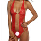 Eprolo Sexy Diep Uitgesneden Body - Valentijnsdag Lingerie - Red / S