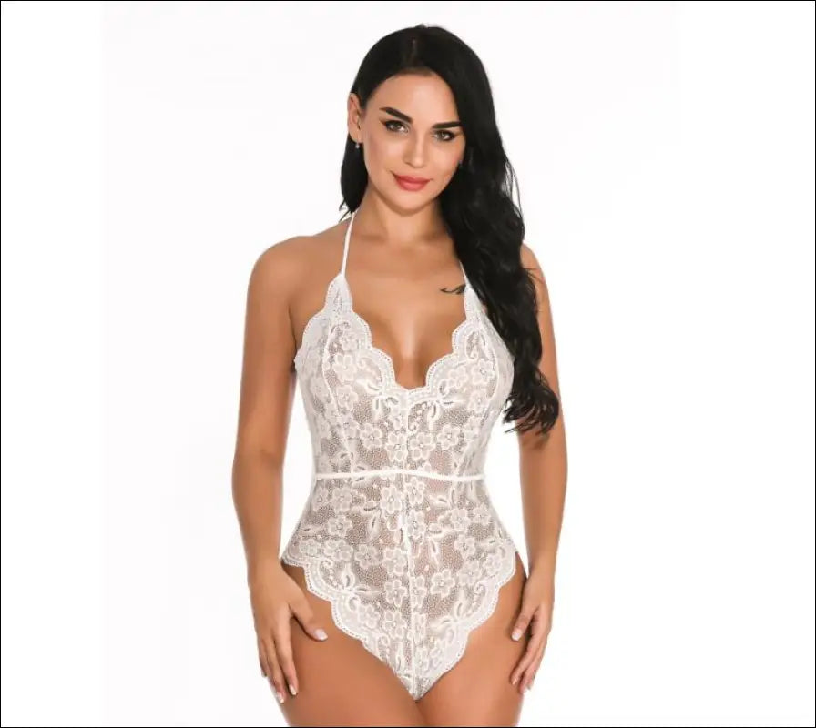 Eprolo Sexy Lingerie - Katoenmix Maat S-XXL - white / S