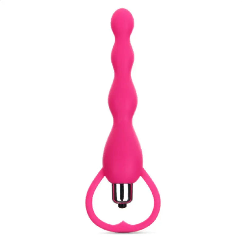 Eprolo Silicone Waterproof Vibrating Anal Beads - Roze & Blauw