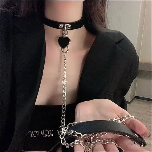 Eprolo SM Halsband Ketting - Sexy Tractie Touw Choker