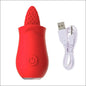 Eprolo Soft Tongue Licking Vibrator - Clitorale Stimulator G spot Seksspeeltje - China / Red