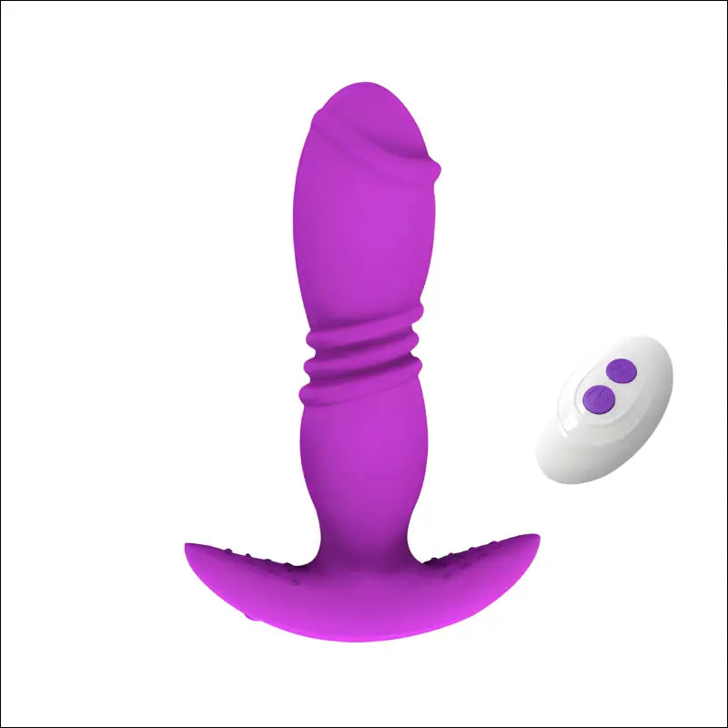 Eprolo Vibration Prostate Massager - Stretch Vibratie APP Control - Purple Remote Control