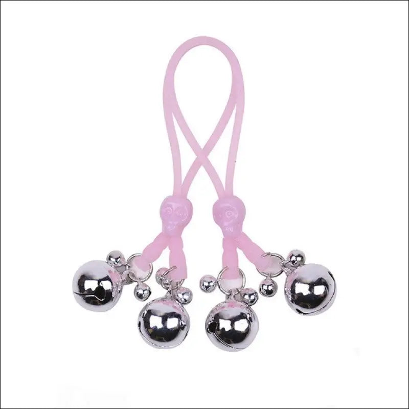 Eprolo Women’s Sexy Lingerie Toys - Nipple Clamps for Couples - Silver