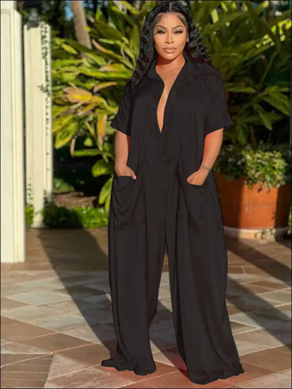 Eprolo Zomerse Satijnen Jumpsuit - Vrouwen Casual Mode - Nylon