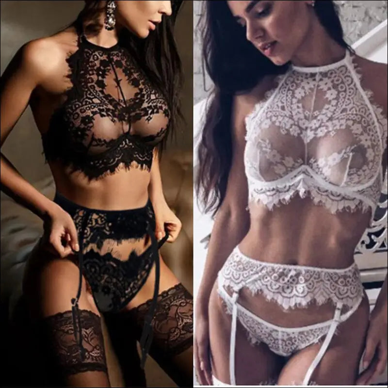 Erotische Verleidelijke Set XXL - Kanten Afwerking Sexy Lingerie