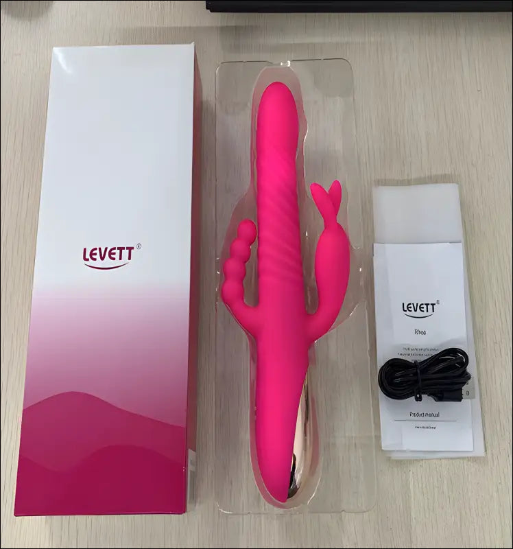 Fun Mates Rabbit Vibrator - 3-in-1 Dildo G-Spot Clitoral Stimulator