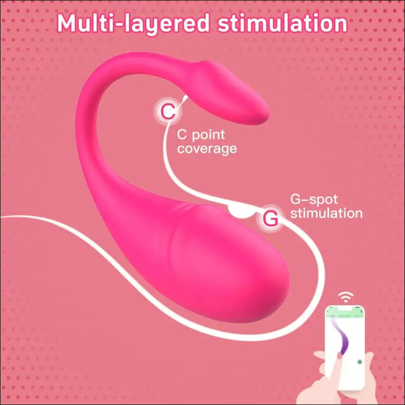 G-Spot Egg Vibrator met APP Control - Waterproof Prostaat Massager