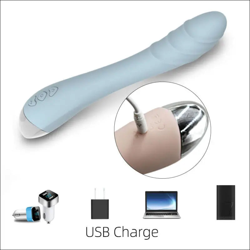 G-Spot Stimulator - USB Oplaadbaar 10 Snelheden - Vibrerend ei dildo