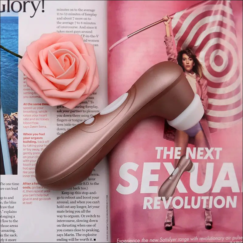 German Satisfyer Pro 2 - Clitoris Stimulation Vibrator Rose Gold