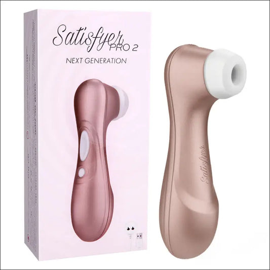 German Satisfyer Pro 2 - Clitoris Stimulation Vibrator Rose Gold