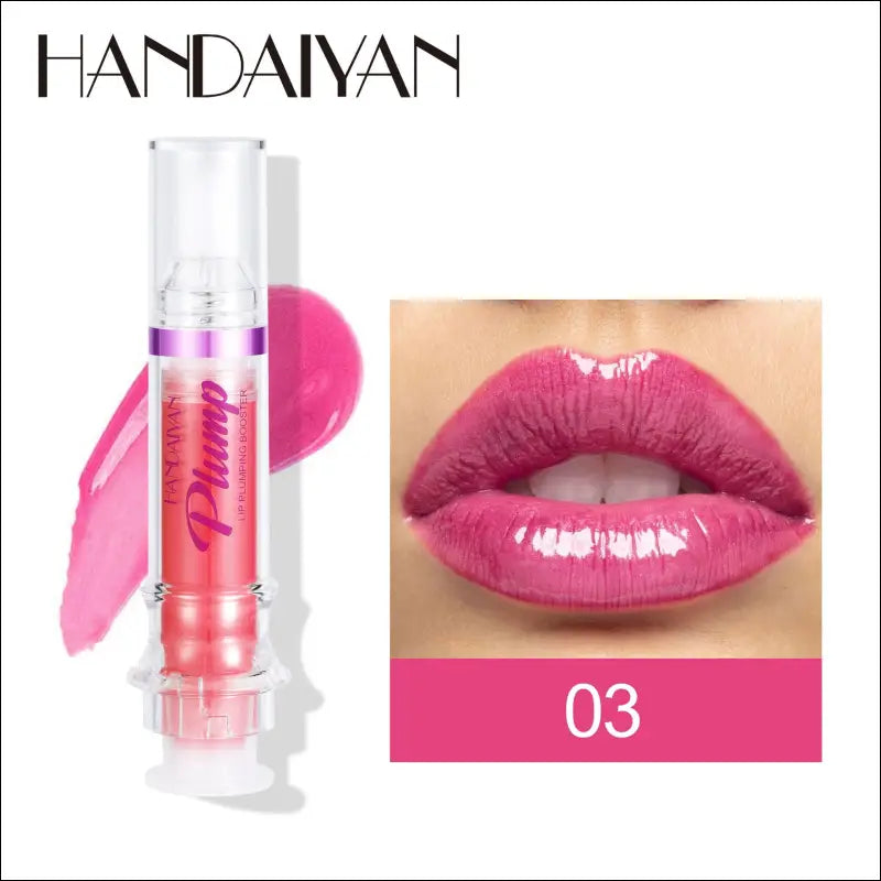 HANDAIYAN PLUMP & POUT Lip Plumping Gloss - Extreme Shine Crystal Volume - 3#