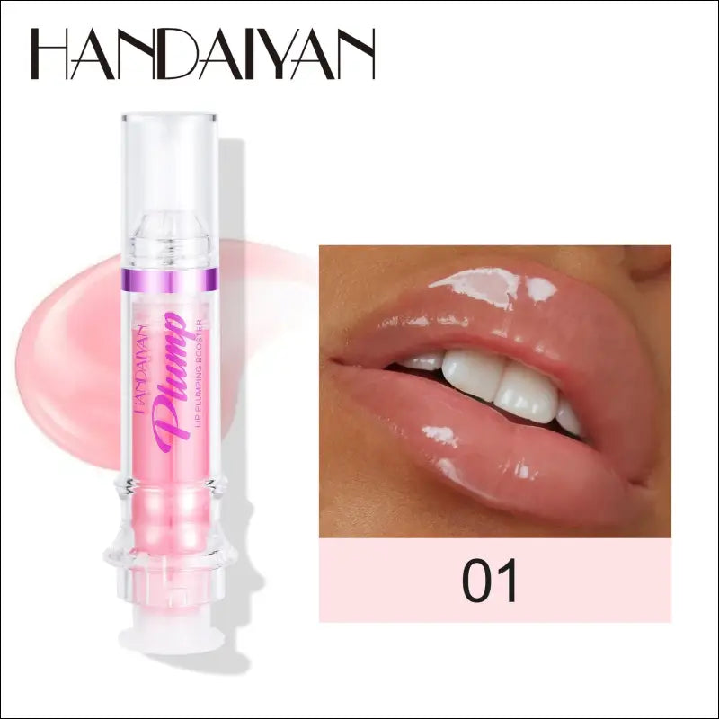 HANDAIYAN PLUMP & POUT Lip Plumping Gloss - Extreme Shine Crystal Volume - 1#