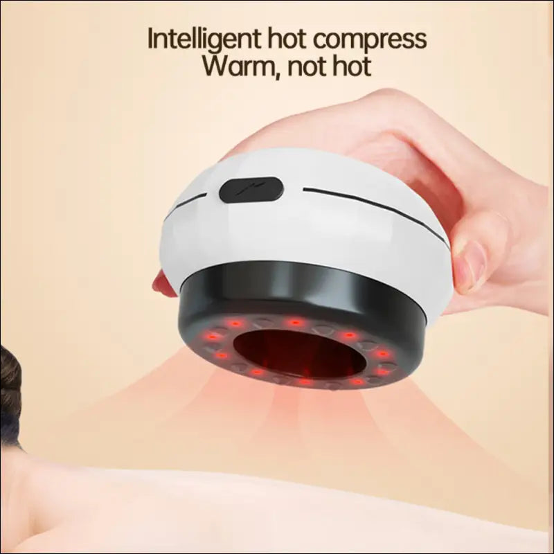 Intelligent Schrapen en Cupping Set - Warmte Kompres - Eprolo - Zwart meteorite model - Massage tool